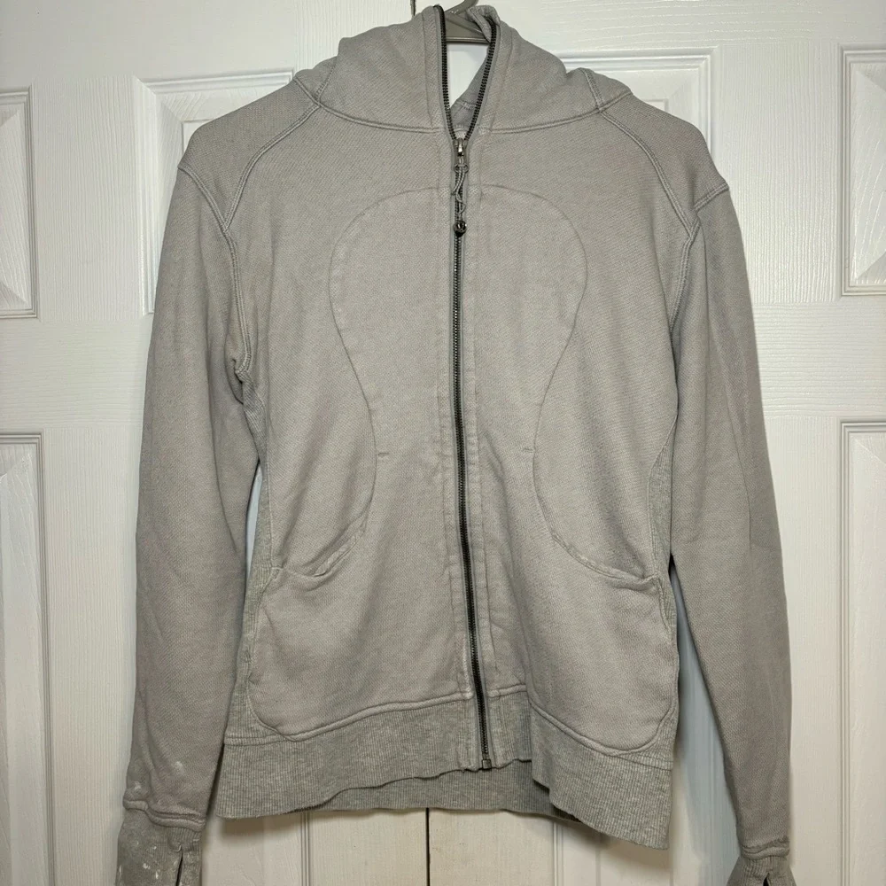 Lululemon Grey Zip Up Sweatshirt